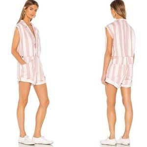 Oneteaspoon Pink & White Striped Romper!